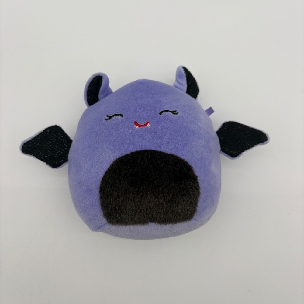 Squishmallows Blaire the Bat 5 Inch Purple Halloween Plush Fuzzy Belly 2023